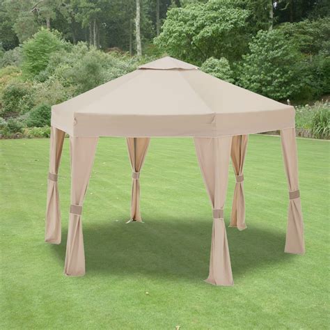 Garden Winds Replacement Canopy For The Tacoma Hexagon Gazebo Riplock