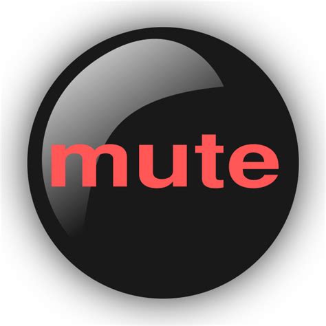 Muted Button Text Clip Art At Vector Clip Art Online