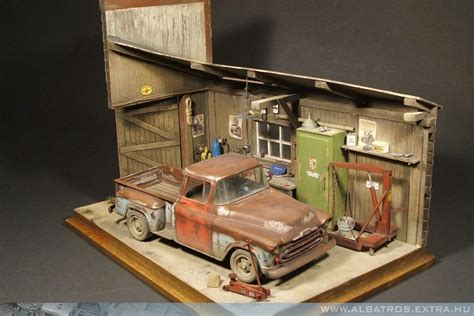 Chevy Scale Model Diorama Diorama