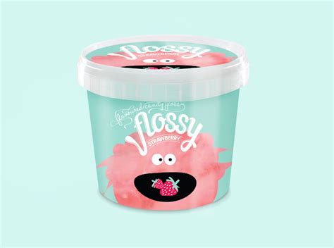 Flossy Flavoured Candy Floss On Packaging Of The World Creative