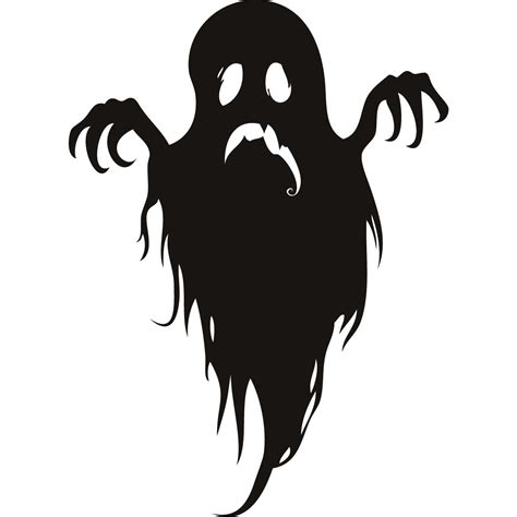 Scary Ghost Halloween Wall Art Stickers Wall Decal Transfers Ebay