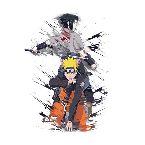Naruto And Sasuke Naruto T Shirt Teepublic
