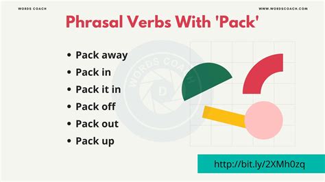 Phrasal Verbs With Pack