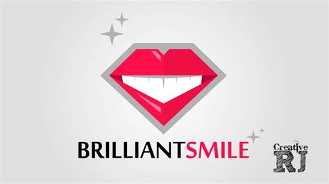 Free Download And Tutorial Brilliant Smile Logo By Creativerj Youtube