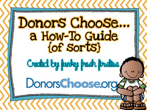 Donors Choose Choose Yes Grants For Teachers First Year Teachers