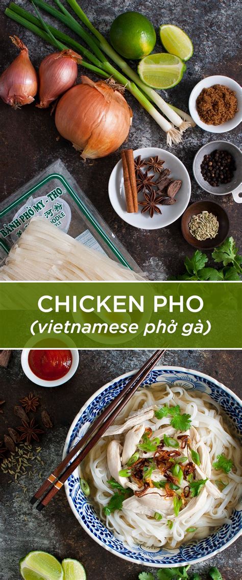 Chicken Pho Vietnamese Phở Gà Taming Of The Spoon Recipe