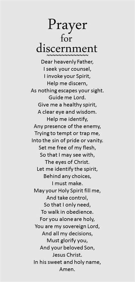 Prayer For Discernment By Derrick Brown On Belief Prayer Quotes