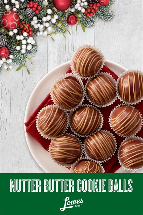 See more ideas about christmas food, christmas cooking, christmas treats. Nutter Butter Cookie Balls | Lowes Foods To Go - Local and ...