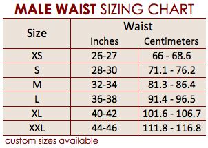 Measure your waist circumference at a horizontal line one inch above your belly button. Male Compression Girdle - Caromed Compression Garments