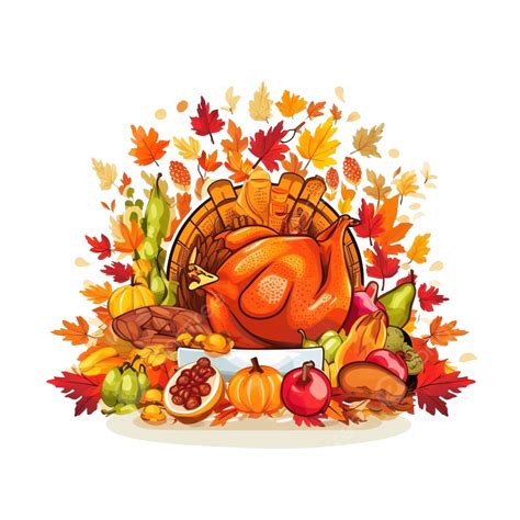 happy thanksgiving concept vector illustration autumn holiday infographics thanksgiving