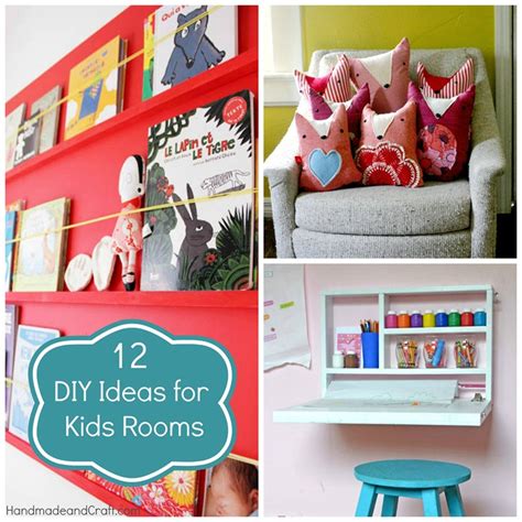 12 Diy Ideas For Kids Rooms Diy Home Decor