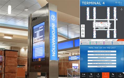 Digital Wayfinding Kiosk At Phoenix Sky Harbor International Airport By
