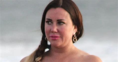 Lisa Appleton Risks Jail To Go Topless On The Beach In Los Angeles After £22000 Cosmetic