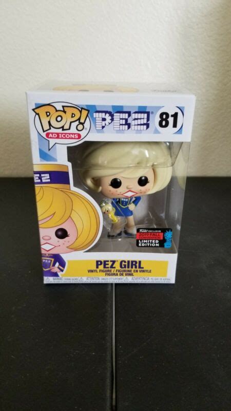 Funko Pop Pez Girl Blonde Hair Fall Convention Exclusive Ad Icons 81