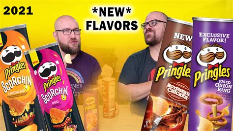 2021 New Pringles Flavors Taste Test Youtube