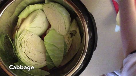 These steam right in the instant pot after. Corned Beef And Cabbage Instant Pot Youtube - Slow Cooker ...
