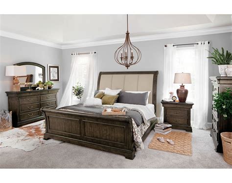 Bedroom set with bed storage by roundhill furniture. The Collinwood Bedroom Collection | American Signature ...
