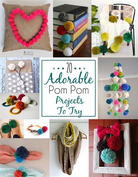 20 Adorable Pom Pom Projects To Try Projects To Try