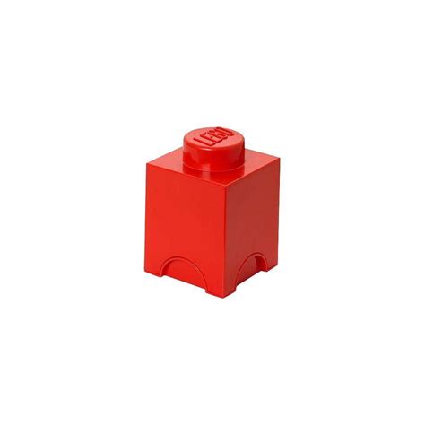 Lego Bright Red Stackable Box 40010630 The Home Depot