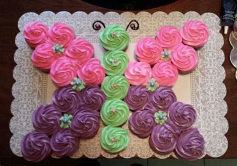 Butterfly Cupcake Birthday Cakes