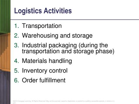 Ppt Role Of Logistics In Supply Chains Powerpoint Presentation Free