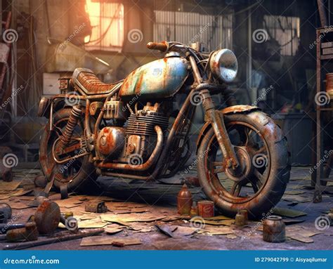 Steampunk Custom Cafe Racer Motorcycle Built From The Original Honda