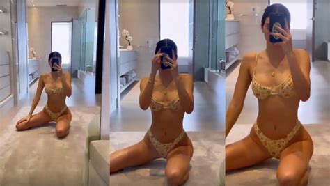 Kendall Jenner Showcases Enviable Figure As She Poses In Sizzling