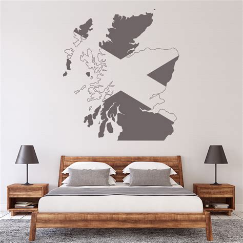 Scotland Flag Wall Sticker Scotland Wall Art