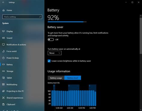 Closer Look At Windows 10s New Battery Settings Arriving Later This Year