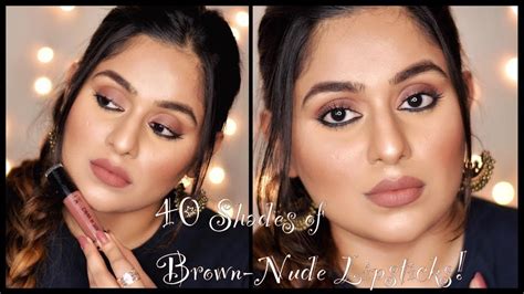 Shades Of Brown Nude Lipsticks South Asian Skin Tone