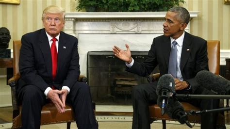 Estados Unidos 6 Incómodas Fotos Del Encuentro Entre Donald Trump Y Barack Obama En La Casa