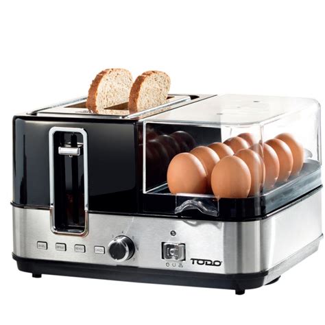 Buy Todo 1400w Breakfast Master Toaster Egg Cooker Poacher Bacon Fryer