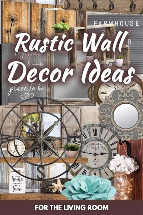 20 Rustic Wall Decor Ideas For The Living Room Home Bliss