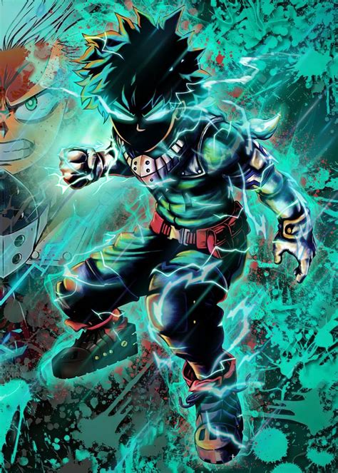 39 My Hero Academia Midoriya Deku Metal Poster Hero Wallpaper