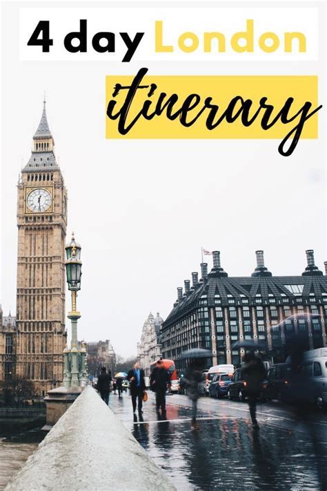 The Perfect Itinerary For 4 Days In London London Itinerary London