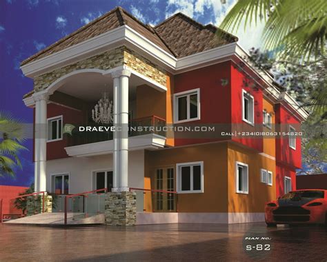 4 Bedroom Duplex Floor Plan Nigerian House Plans