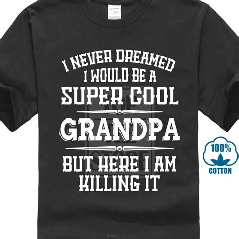 Grandfather T Shirt T For Grandpa Christmas T Birthday T Tee Shirt In T Shirts From Men