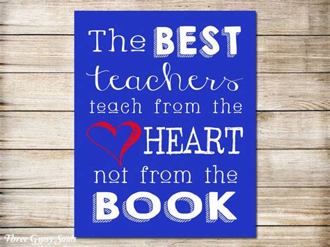 Printable Art Classroom Decor The Best Teachers Teach From The Etsy