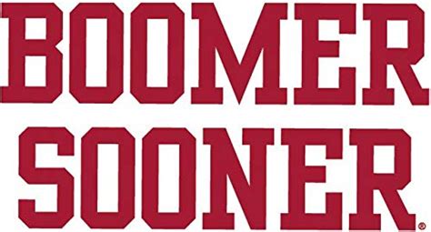 6 Inch Ou University Of Oklahoma Sooners Boomer Sooner Logo