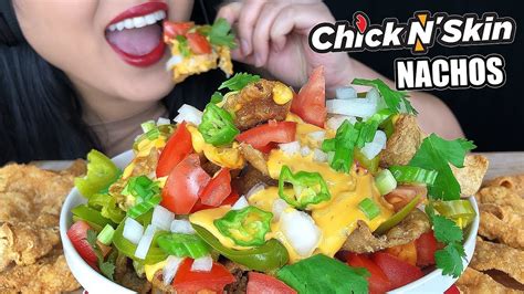 Asmr Loaded Cheesy Nachos With Chicken Skin Eating Sounds Chick N 18915 Hot Sex Picture
