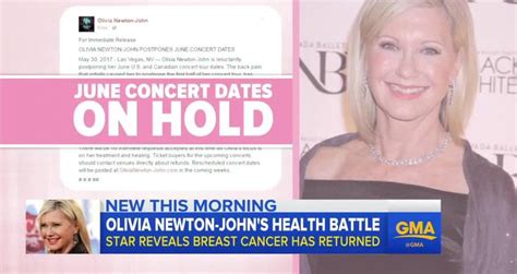 Olivia Newton John Reveals Her Breast Cancer Has Returned Videos