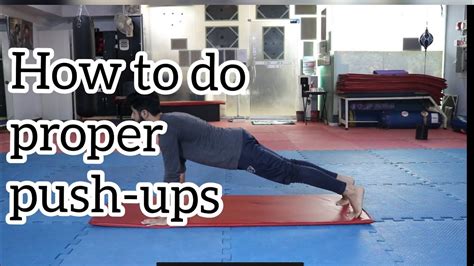 How To Do Pushups For Beginners Step By Step Guide To Improve Your Push Up Youtube