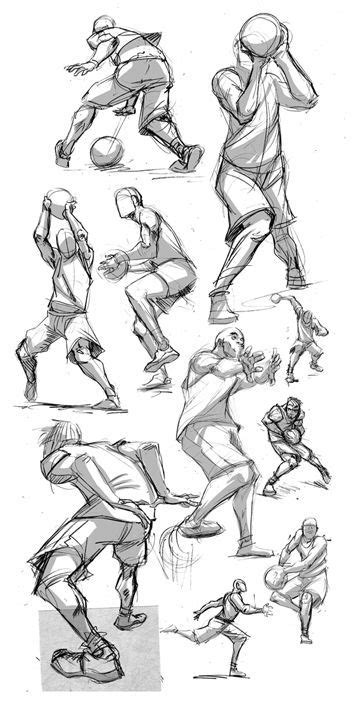 Bilderesultat For Pinterest Basketball Poses Drawing Desenhos De