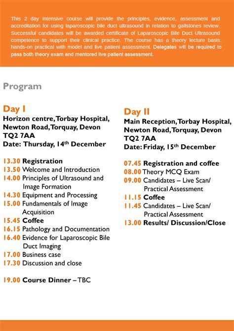 10th Laparoscopic Bile Duct Ultrasound Accreditation Course 14th