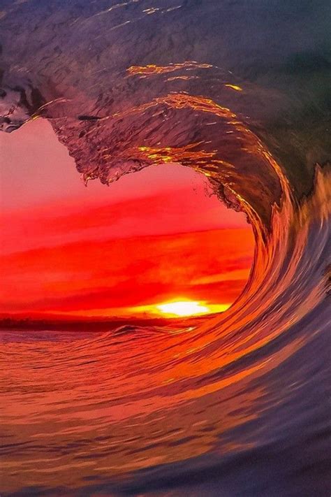 Pin By Charles Kamai On Nature Paysages Waves Sunset Photos Nature