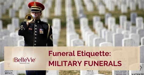 Funeral Etiquette Military Funerals Une Belle Vie Cremation Blog