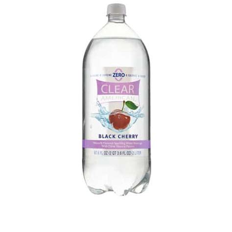 Clear American Flavored Sparkling Black Cherry Water Beverage From Sams Choice Nurtrition And Price