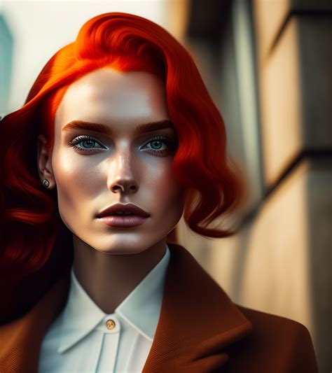 lexica portrait of women with red hair ethereal dreamy foggy photoshoot by alessio albi