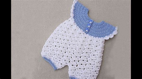 Baby Rompers Crochet Very Easy Majovel Crochet Youtube