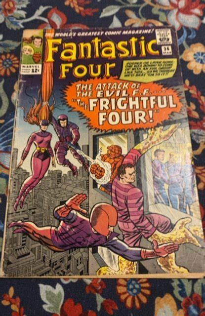 Fantastic Four 36 1965the Evil Of Frightful Four Lower Grade Comic